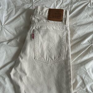 LEVI Wedgie White  Jeans - Copy
